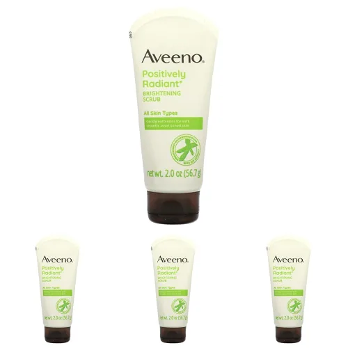 Vista 8 de Aveeno Exfoliante Facial Diario Positivamente Radiante Iluminador de la Piel, Extracto de Soja Rico en Humedad, ayuda a mejorar el tono y la textura