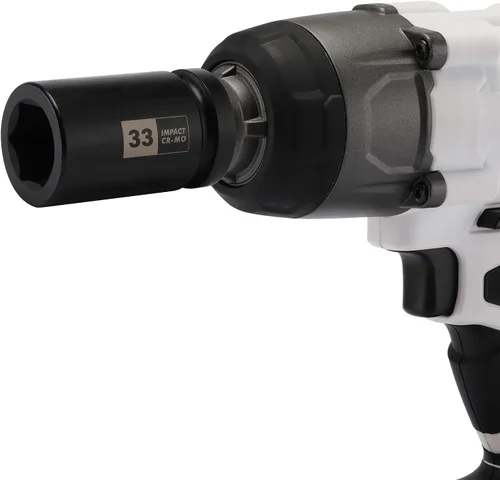 Vista 6 de EMENTOL Zócalo de impacto de tuerca de eje de husillo profundo de 1 pulgada, CR-MO, 6 puntos, métrico, profundo 6PT Socket de impacto - 1.299 in