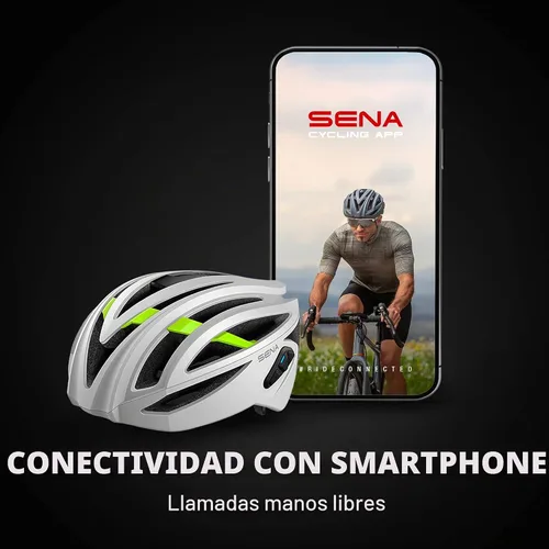 Vista 6 de Casco de Ciclismo en Carretera Sena R2 / R2 EVO / (Alexa Incorporada) solo R2X, Comunicaciones Inteligentes Bluetooth y de Intercomunicador de Malla