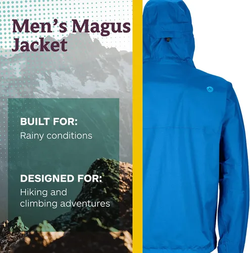 Vista 2 de Marmot Magus - Chaqueta ligera impermeable para hombre.