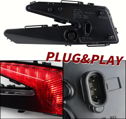Vista 2 de 2 lámparas de freno traseras negras para Maverick X3, LH&RH