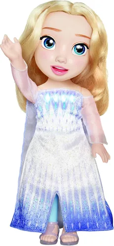 Vista 4 de Disney Frozen 2 Feature Elsa Doll - Mira cómo los labios de Elsa se mueven mientras ella canta