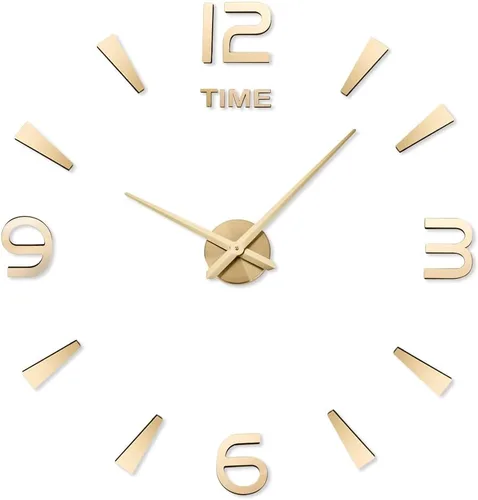 Vista 9 de Gran reloj de pared 3D DIY decoración de espejo sin marco kit de reloj de pared para el hogar, sala de estar, dormitorio, oficina, decoración C