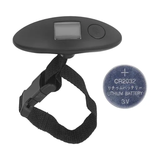 Vista 6 de Báscula de viaje digital, escala de peso de maleta de 88.2 lbs de peso electrónico, portátil, amplio uso con pantalla LCD para pesaje de equipaje