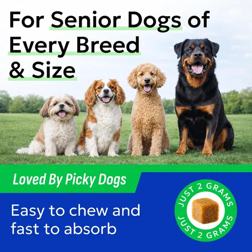 Vista 7 de BARK&SPARK NAD+ para perros - Fórmula avanzada de longevidad para un envejecimiento saludable Resveratrol, Quercetin & Nicotinamide - NMN