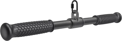 Vista 16 de SELEWARE Accesorios de máquinas de cable de barra recta giratoria para gimnasio, barra de tracción barra de presión con mango de goma
