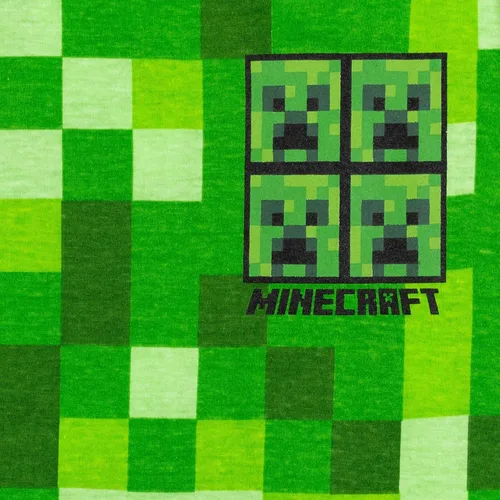 Vista 7 de Minecraft Paquete de 2 camisetas gráficas de manga larga para niños de Mobs