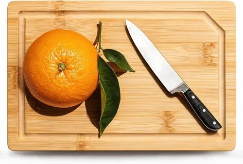 Vista 12 de Tabla de cortar de bambú de 24 pulgadas para cocina, tabla de cortar de madera extra grande con ranura profunda para jugo y mango, tabla de cortar