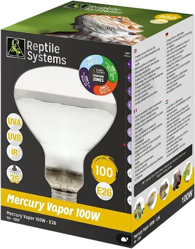Vista 7 de Reptile Systems 34119029: Mercury Vapor D3 Uv Lámpara de 80W