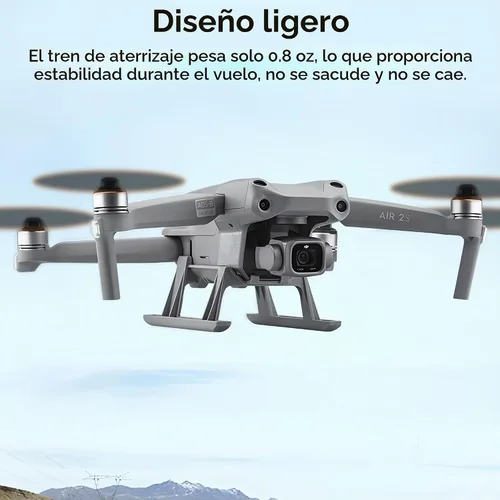 Vista 4 de Tren de aterrizaje Air 2/2S plegable de liberación rápida para DJI Mavic Air 2/2S Accesorios de dron