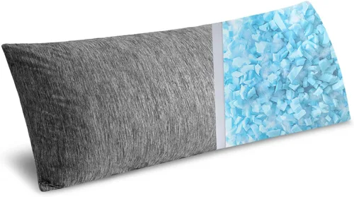 Vista 8 de MIULEE Almohada corporal larga para adultos, almohada corporal para dormir de lado, espuma viscoelástica, cama refrescante tamaño matrimonial