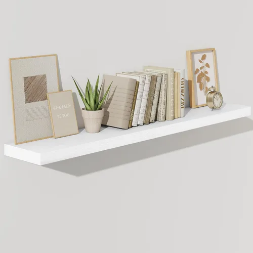 Vista 53 de Fun Memories Estantes flotantes – Estante de pared de 9.3 pulgadas de profundidad para decoración y almacenamiento – Estantería de exhibición