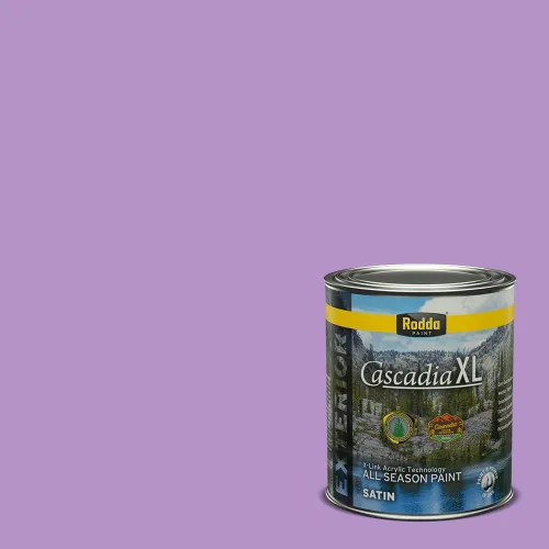 Vista 101 de Rodda Paint CASCADIA XL - Pintura satinada e imprimación para exteriores en uno, cuarto de galón, campanas Bailey