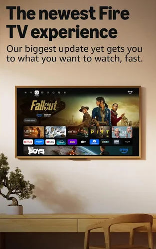 Vista 5 de Amazon Ember 2-Series de 32" con Fire TV (modelo más reciente): televisión HD inteligente con Control remoto Alexa, streaming rápido, Dolby Audio