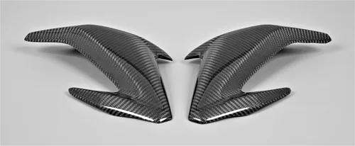 Vista 2 de Paneles laterales superiores de fibra de carbono para Kawasaki Z900 2017-2019