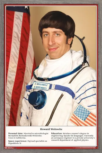 Vista 10 de Trends International The Big Bang Theory - Póster de pared de astronauta, 34 pulgadas de largo x 22.4 pulgadas, versión enmarcada en negro Versión
