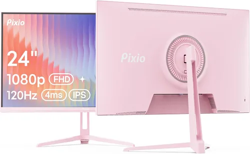 Vista 28 de Pixio PX246 Wave Beige 24 pulgadas 120Hz Frecuencia de Actualización Resolución FHD 1080p Panel IPS 4ms GTG Tiempo de Respuesta Monitor