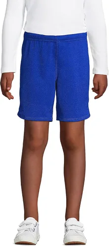 Vista 3 de Lands' End Pantalones cortos de gimnasio de malla para niñas