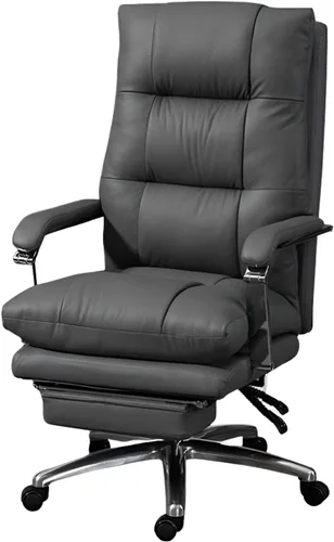 Vista 8 de Sillas de computadora para el hogar, silla ejecutiva de oficina con reposapiés, silla de computadora reclinable, silla ergonómica de escritorio