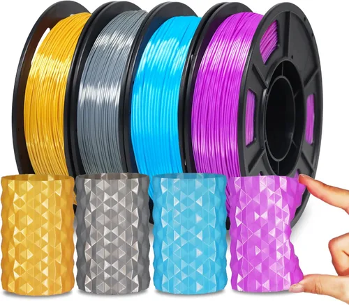 Vista 20 de YOUSU Filamento TPU 85A de 0.07 in, 2.2 lbs, filamento flexible para A1-negro mate 85a