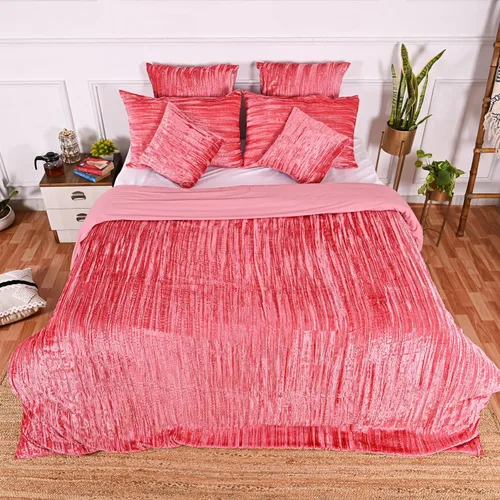 Vista 31 de Funda de edredón de terciopelo sólido ultra-luxe, ropa de cama boho UO, funda de colcha Donna, juego de edredón de 3 piezas, juego de cama de Aqua