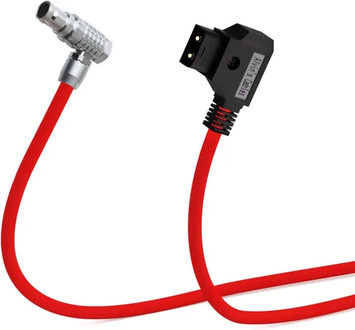 Vista 12 de Alvin's Cables Cable de alimentación de ángulo recto macho D-Tap a 2 pines para Teradek Bond, Teradek Bolt, monitor SmallHD 17.7 in 18 pulgadas