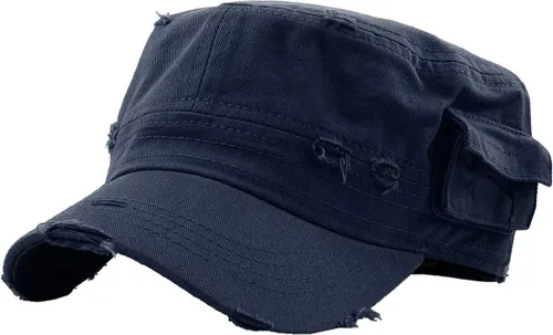 Vista 90 de Cadet Army - Gorra de estilo militar básico diario (ahora con la versión de bolsillo Stash)
