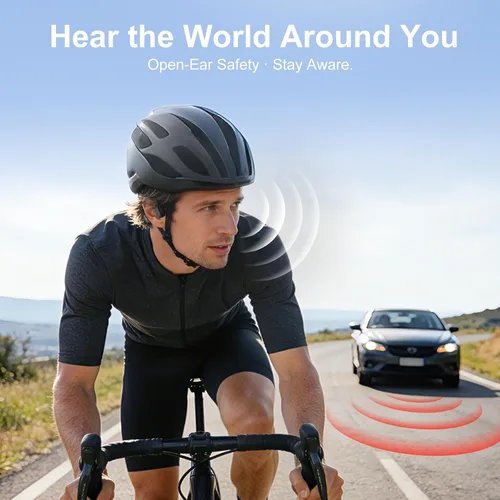 Vista 3 de IFECCO Auriculares de Conducción Ósea Bluetooth 6.0 - Auriculares de Conducción Ósea Impermeables IP67 con Micrófono, Auriculares Inalámbricos