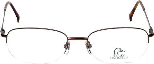 Vista 2 de Ducks Unlimited Gafas de lectura de diseñador de titanio DU-120 en bronce 2.165 in