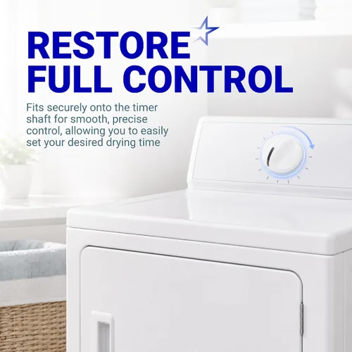 Vista 3 de BlueStars 131965300 Perilla de temporizador para secadora – Compatible con secadores Frigidaire y Electrolux – Reemplaza 131666601 131666604
