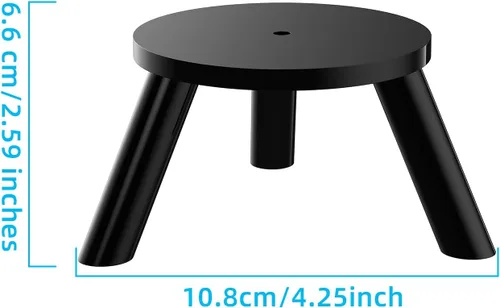 Vista 5 de Soporte de altavoz de escritorio para Echo Spot 2024, Echo Dot, Echo Glow, HomePod mini y Sonos Era 100, alarma de reloj de sonido Nintendo, soporte