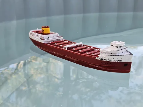 Vista 7 de TheRoller3d Edmund Fitzgerald - Modelo flotante para bañera y piscina, regalos RMS Titanic
