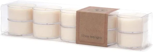 Vista 25 de ECO CANDLE CO. Vela reciclada, té negro y miel, 6 oz. - Aromas de té picante, nuez moscada, miel y naranja - 100% cera de soja, sin plomo, etiqueta
