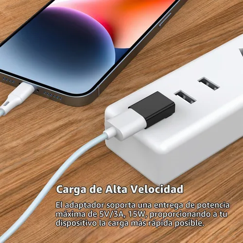Vista 4 de AreMe Adaptador USB 3.0 de 90 grados, paquete de 4, arriba y abajo, ángulo Negro
