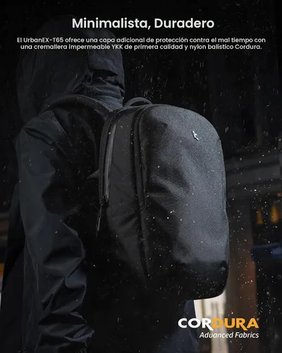 Vista 6 de tomtoc Mochila para laptop de negocios minimalista Daypack diario Trabajo de viaje diario, 20L Water-resistant, Business Work Backpack with