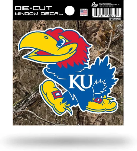 Vista 68 de Rico Industries NCAA - Calcomanía unisex para adultos con logotipo primario 4 x 4