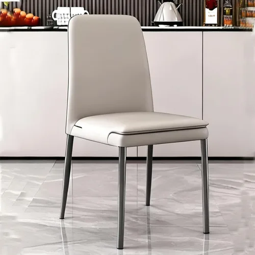 Vista 17 de Sillas de cocina de comedor, sillas de comedor con patas de metal, sala de estar, comedores apilables, silla de cocina, silla de comedor al aire