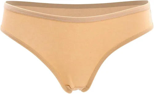 Vista 2 de Nightaste Ropa interior de bikini de algodón para mujer paquete de 5 piezas de cintura baja media cobertura de espalda