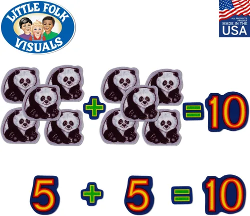 Vista 3 de Little Folk Visuals Juego de 132 piezas de fieltro precortadas para principiantes