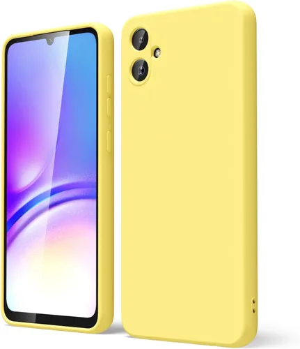 Vista 293 de oakxco Funda para teléfono Samsung Galaxy A12 con agarre de silicona líquida, linda delgada fina suave cubierta de gel de goma TPU lisa para mujeres