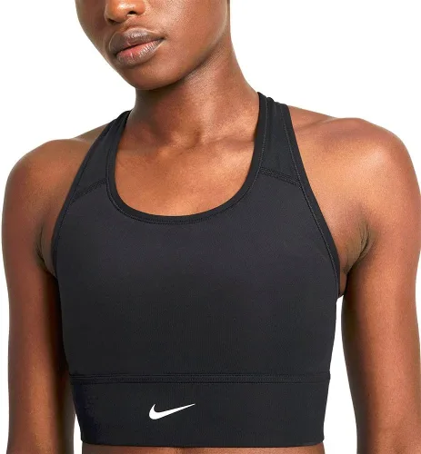 Vista 3 de Nike Sujetador Swoosh Long LINE para mujer CZ4496-010
