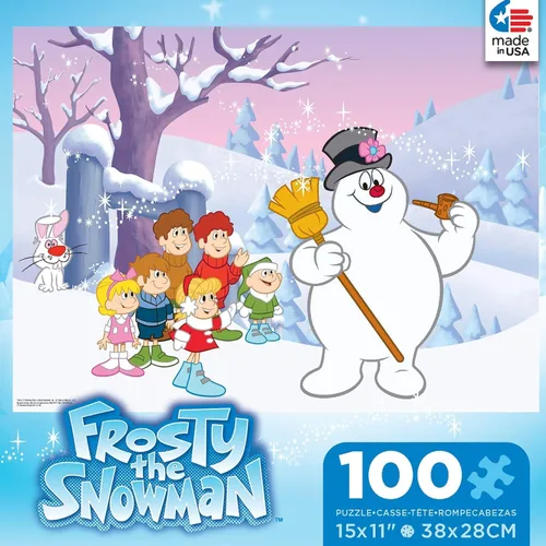 Vista 2 de Ceaco - Frosty The Snowman - Rompecabezas de 100 piezas para niños a partir