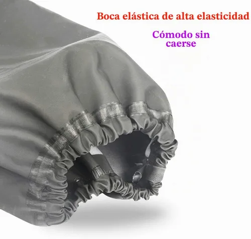 Vista 2 de Coopache Guantes de estanque de brazo completo con forro de algodón, guantes impermeables extra largos para limpieza de estanques/industria