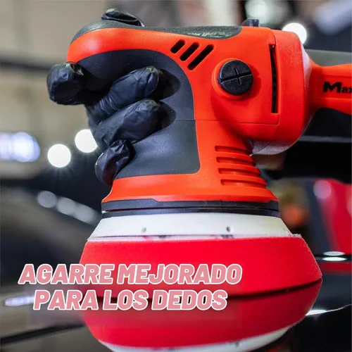Vista 7 de Maxshine MB15 Pro Pulidora Sin Escobillas DA Lanzamiento de 15mm, Placa de 5”, Motor de 1200W, 6 Velocidades, Rosca de 5/16”-24 Herramienta