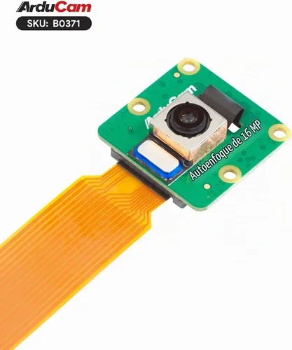 Vista 6 de Arducam Módulo de cámara de enfoque automático de 16MP para Raspberry Pi con carcasa ABS, IMX519 Cámara de enfoque automático de alta resolución