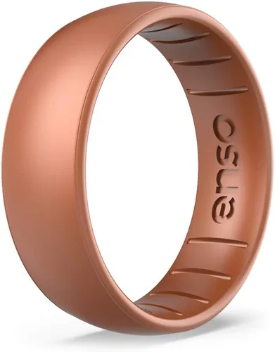 Vista 23 de Enso Rings - Anillo de silicona Classic Elements Fabricado en los Estados Unidos Cómodo, transpirable y seguro
