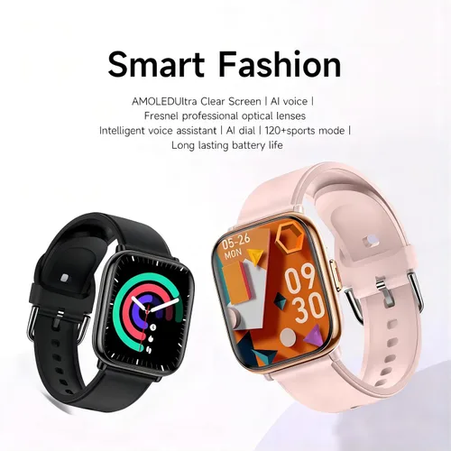 Vista 2 de 2025 Smart Watches for Women, 1.75'' Lightweight Smartwatch Women with Da GPT AI, 24/7 Sleep/ Heart Rate/ SpO2/ Blood Pressure Monitor, 120