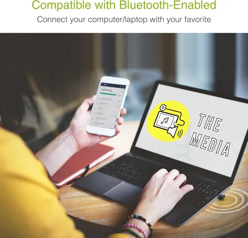 Vista 7 de Adaptador USB Bluetooth Kinivo para PC BTD400 (dongle receptor Bluetooth 4.0, baja energía) - Compatible con Windows 11/10/8.1/8, Raspberry Pi