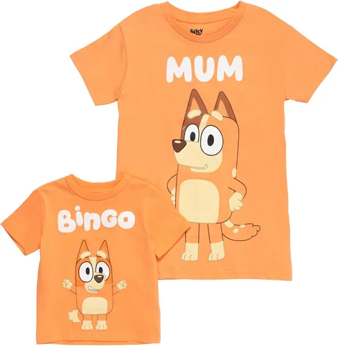 Vista 3 de Bluey - Camiseta familiar a juego, tallas de niño a adulto (2T - 3XL)