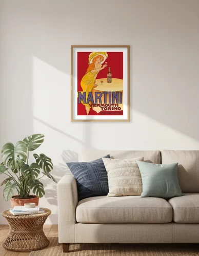 Vista 6 de Martini Vermut - Martini & Rossi - Turín (Torino) Italia - Póster publicitario italiano vintage por Marcello Dudovich c.1910 - Impresión artística